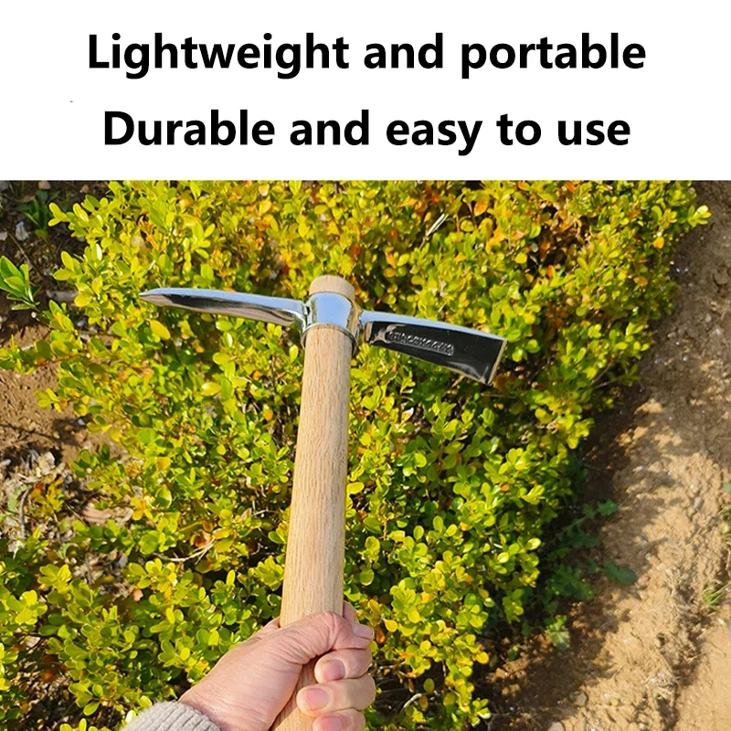 1Pcs Stainless Steel Pickaxe O - Gardening Tools Sharp recension och pris