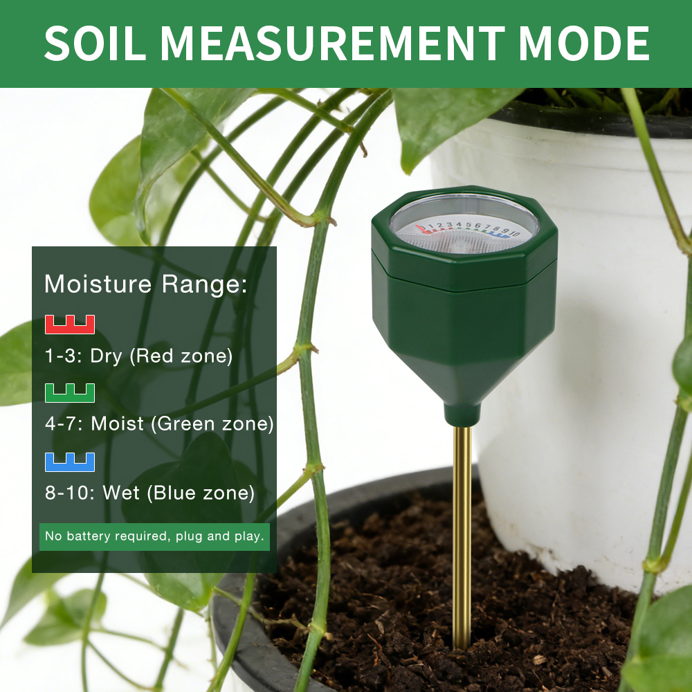 Mini Portable Soil Moisture Me - Gardening Tools Required recension och pris