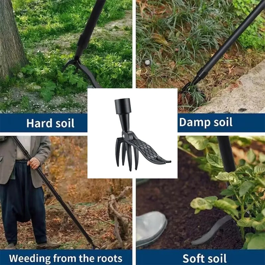 Stand Up Weed Puller Tool with - Gardening Tools To Remove Weeds recension och pris