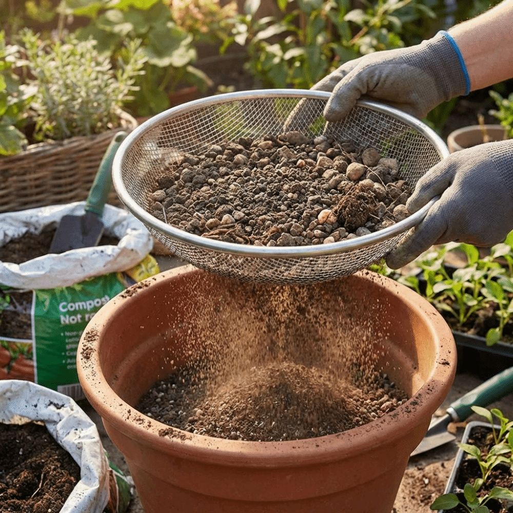 4/6/8 MM Garden Soil Sifter Me - Garden Sieve Soil recension och pris