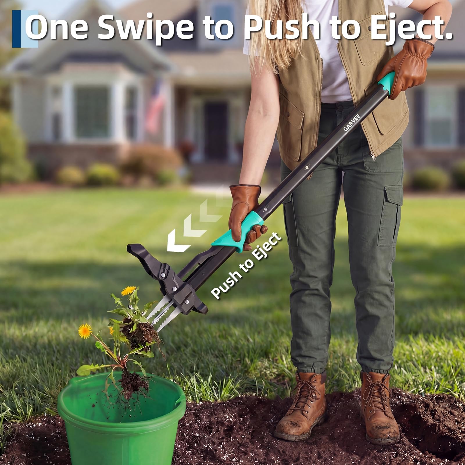 Long Handle Stand Up Weed Pull - Gardening Tools To Remove Weeds recension och pris