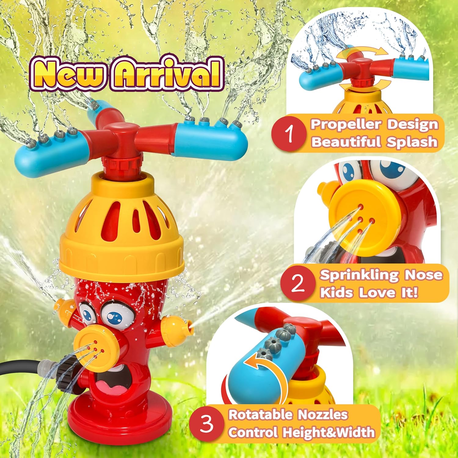 Water Spray Toy Hydrant Sprink - Gardening Tools 2 Year Old recension och pris
