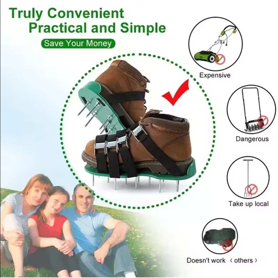 Garden Nail Shoes Grass Loose  - Gardening Tools Long recension och pris