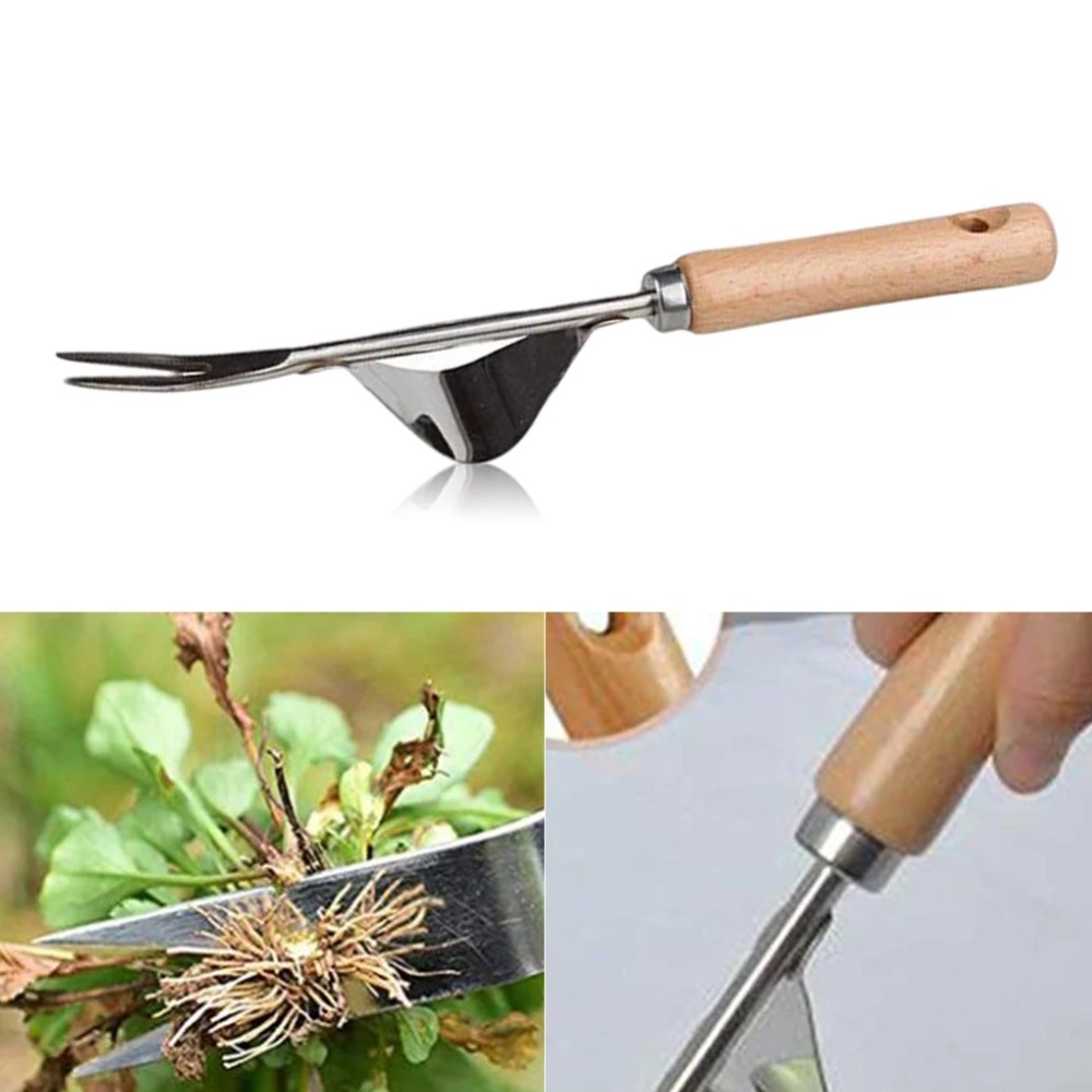 1pcs Wood Handle Stainless Ste - Gardening Tools To Remove Weeds recension och pris