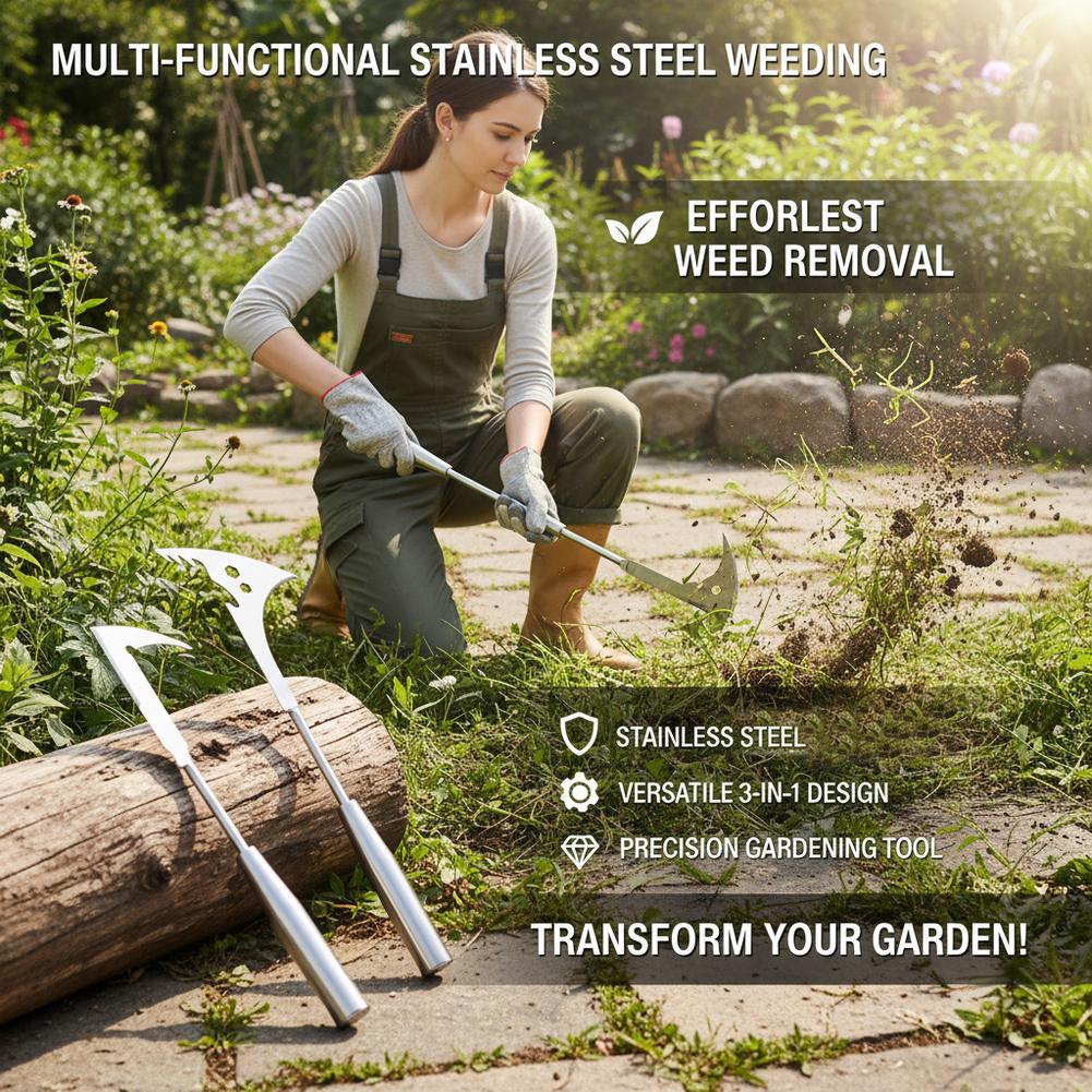 L-Shaped Stainless Steel Crevi - Gardening Tools To Remove Weeds recension och pris