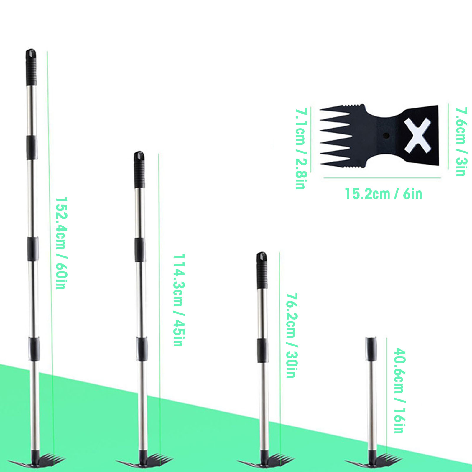 5Pcs Weed Puller Tool w Long H - Gardening Tools Long recension och pris