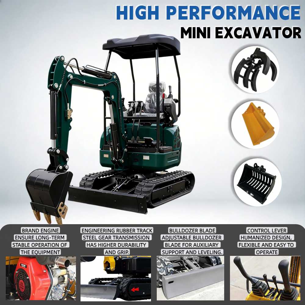 Multifunctional Mini Excavator - Gardening Tools Long recension och pris